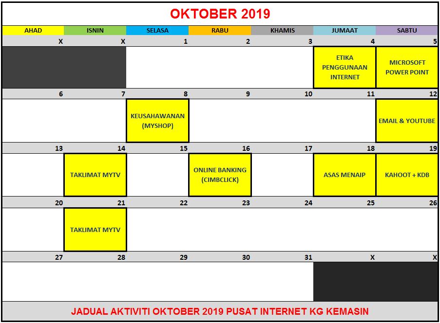 OKTOBER 2019