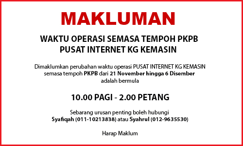 NOTIS PENUTUPAN PI PKPB