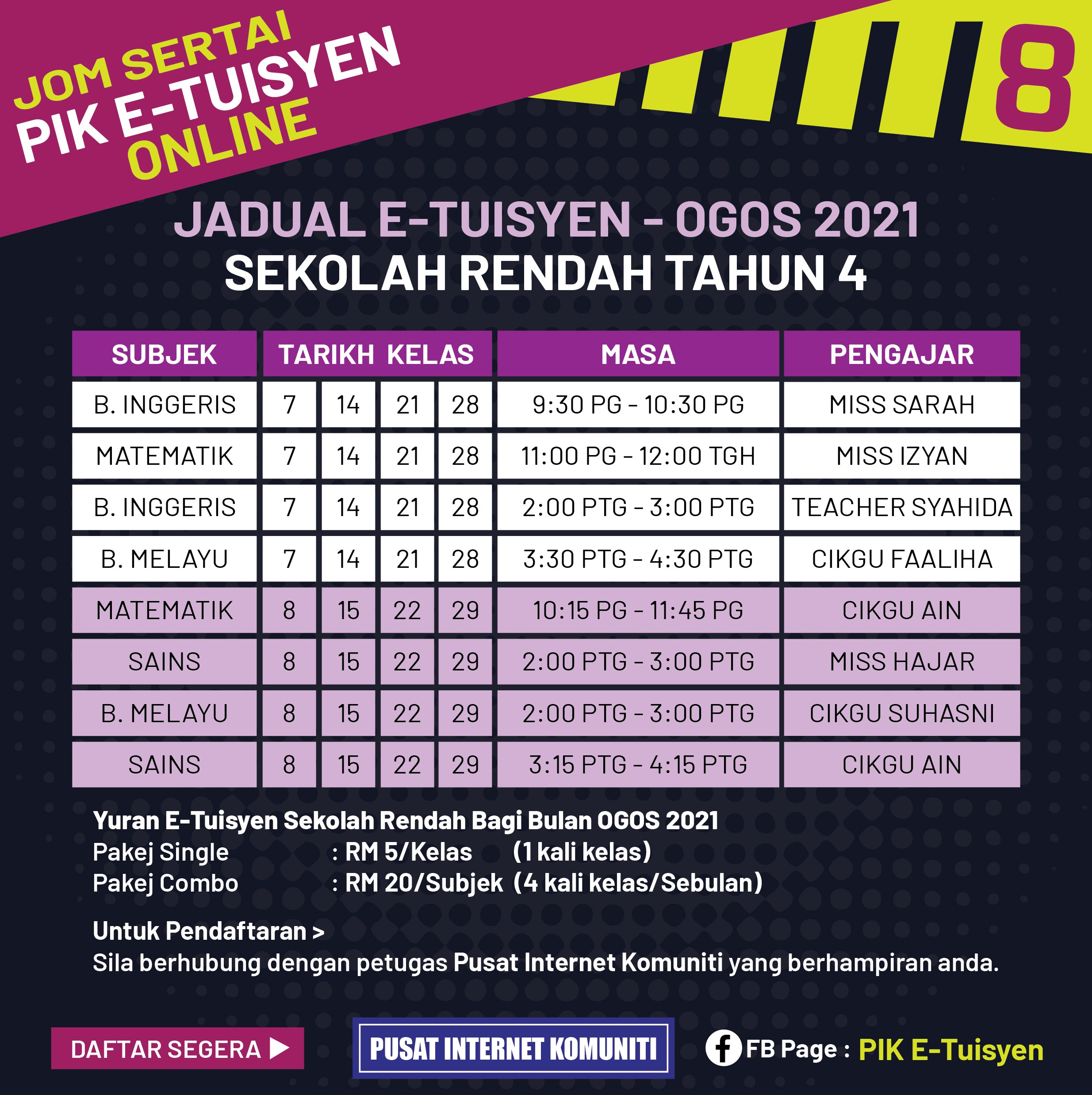 E TUISYEN Tahun 4
